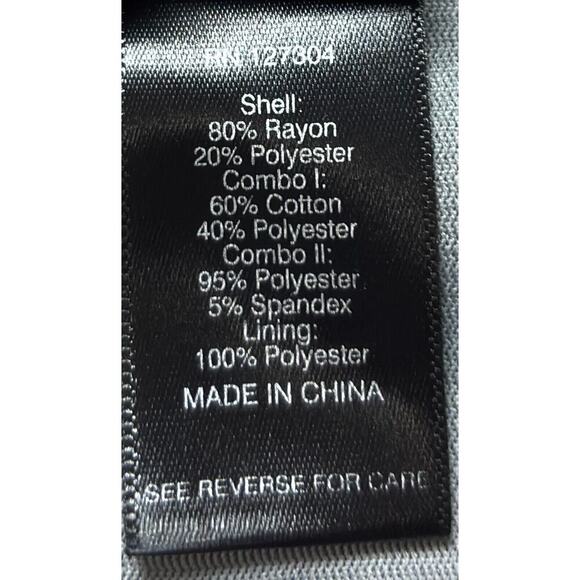 Ali Miles Top Size 1X Layered Mesh Animal Print Aztec Gray Boho Artsy Semi Sheer - Picture 6 of 8